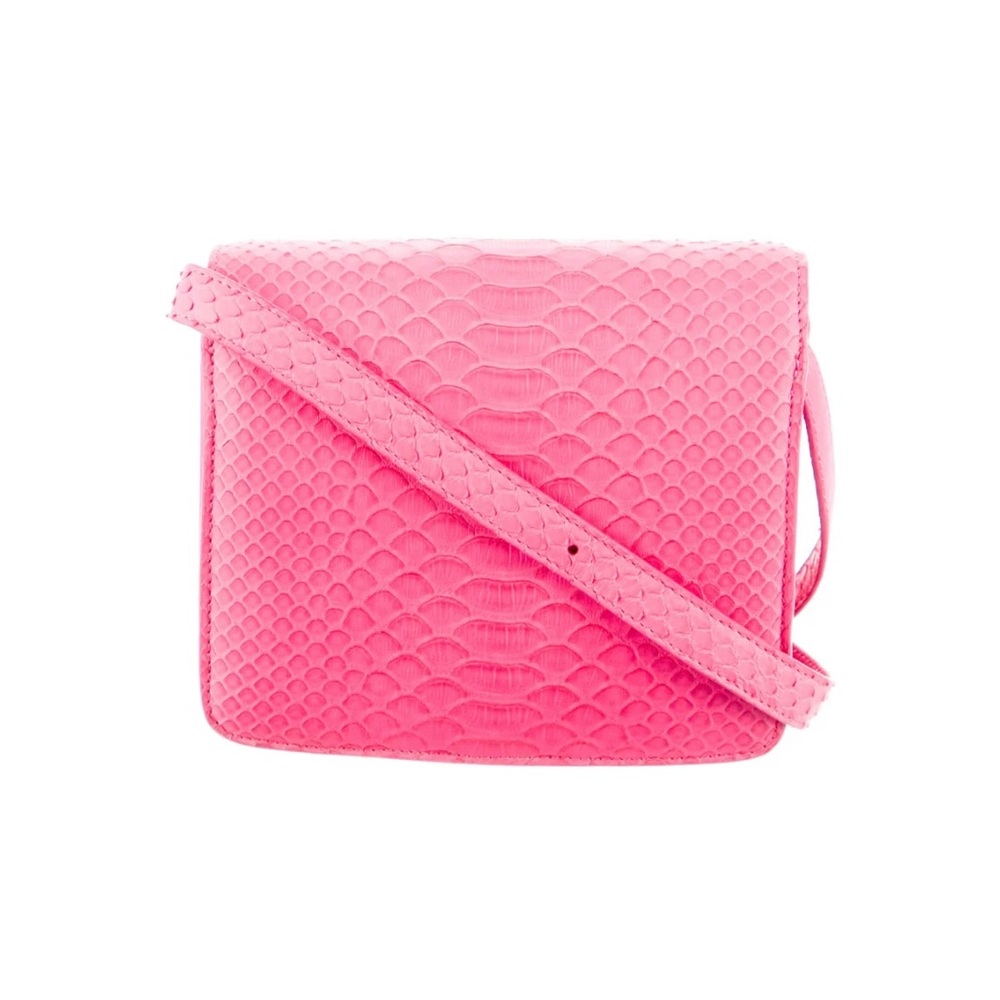 Celine Python Shoulder Strap And Crossbody Bag In… - image 1